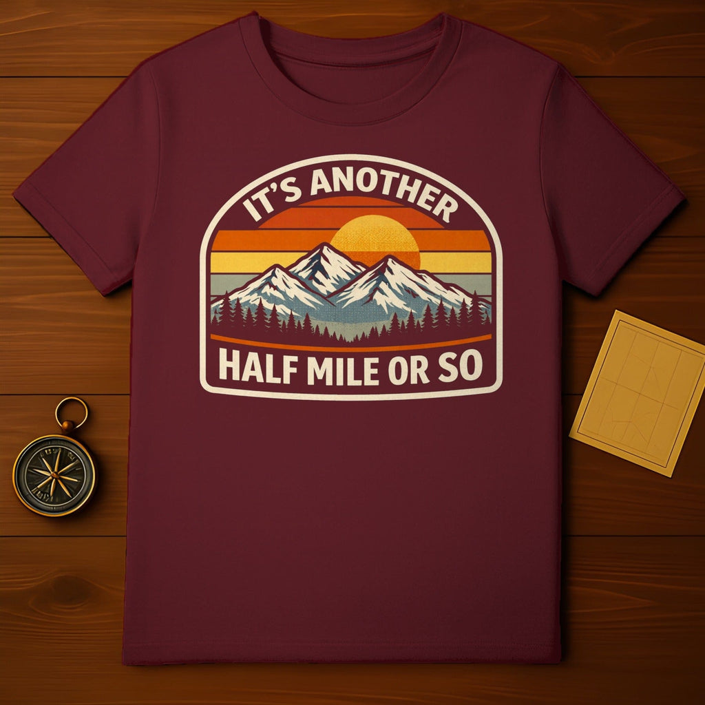 Half Mile Or So Retro Adventure T-Shirt