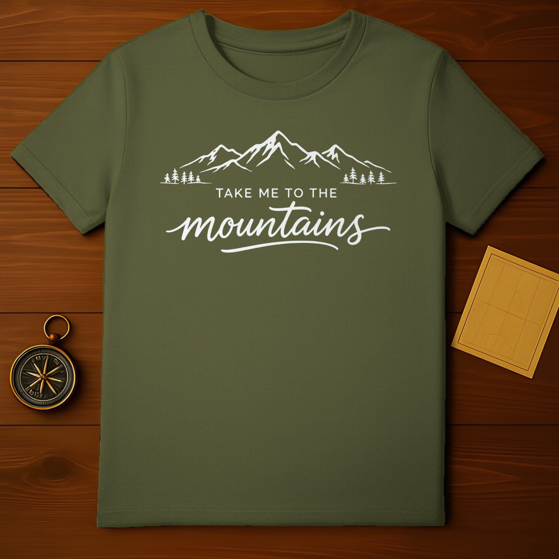 Take Me to the Mountains Design T-Shirt Product