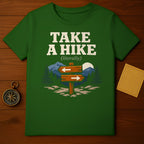 Take A Hike Literally Mountains Trees Trail Sign product type