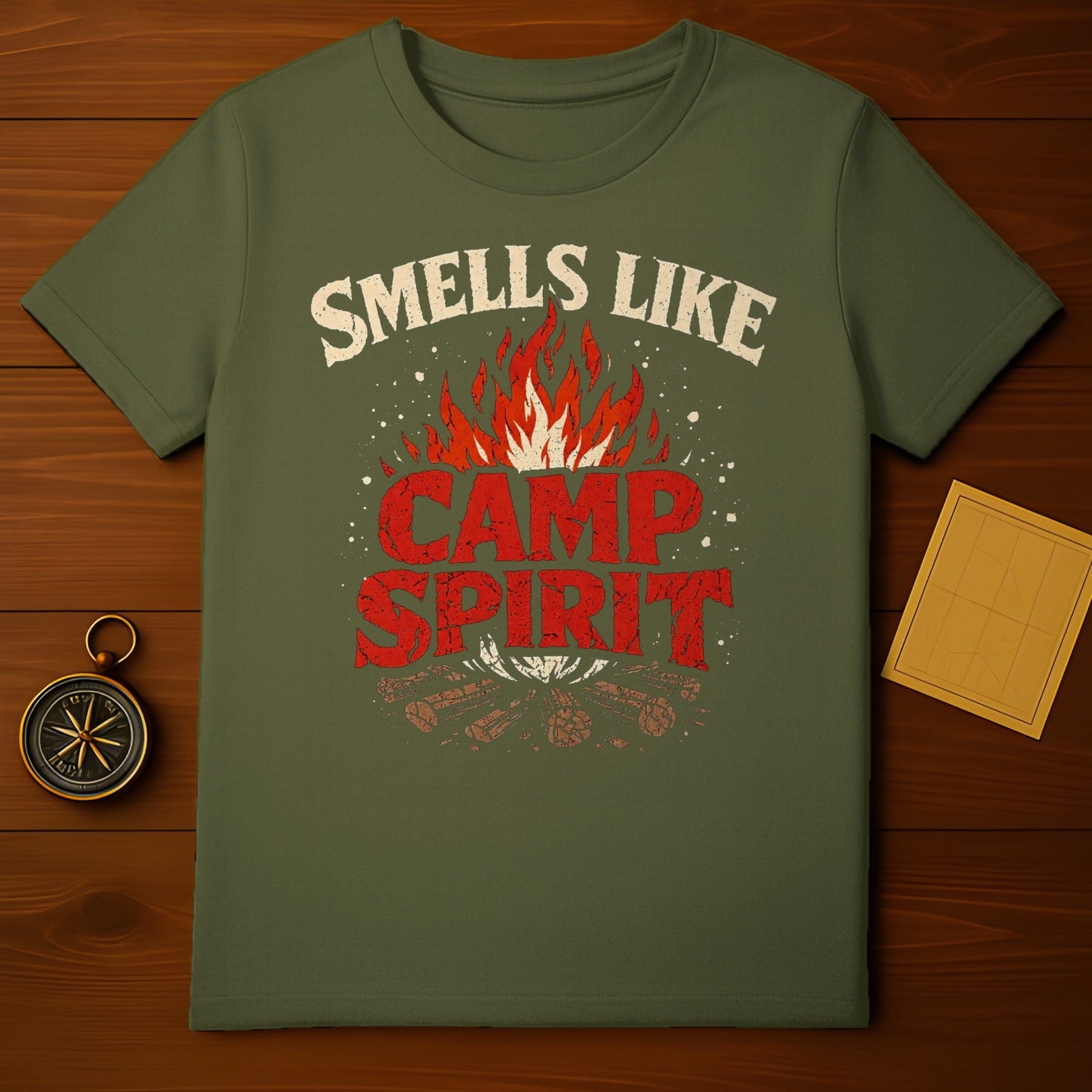 Smells Like Camp Spirit Outdoor Adventure Rustic Fun product type