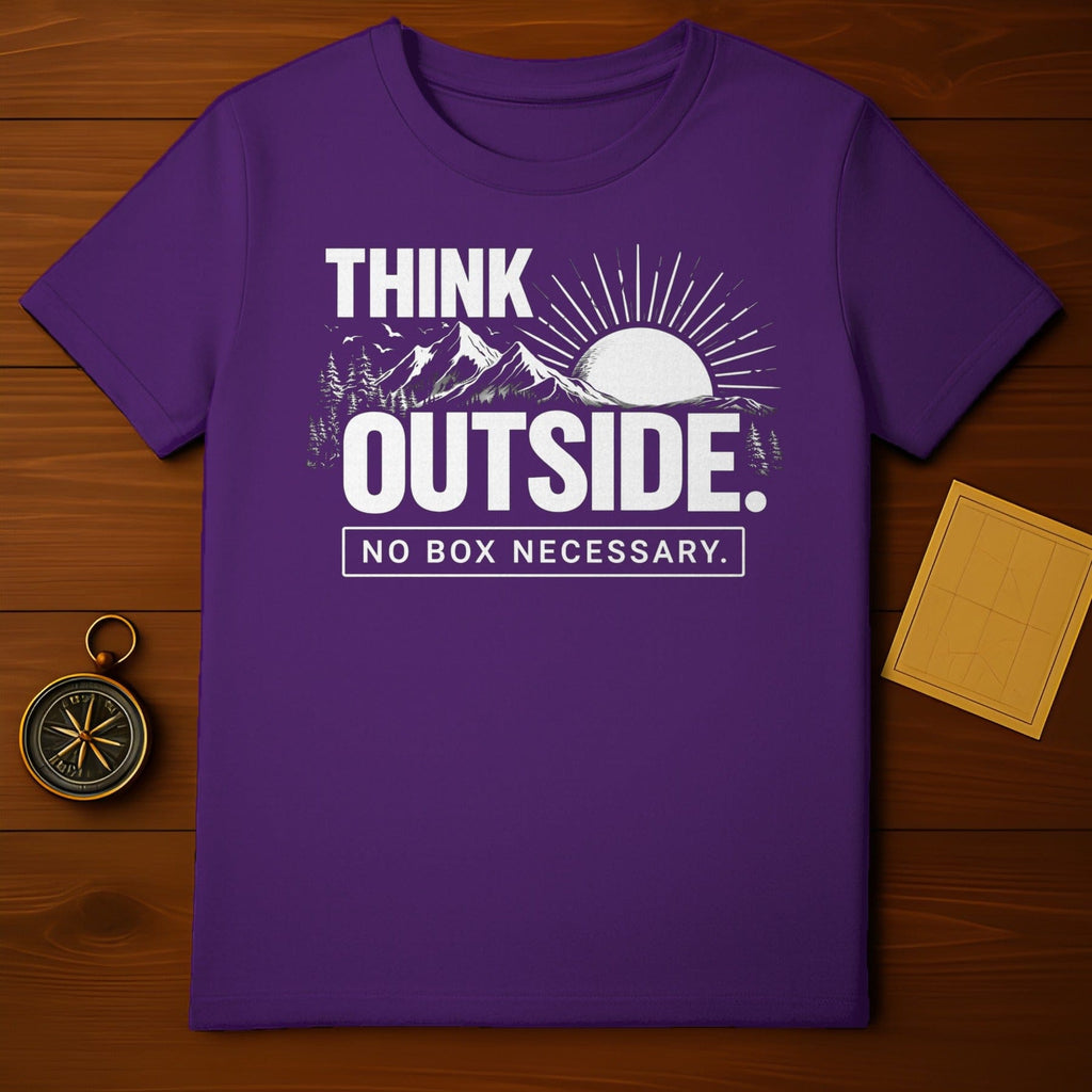 Think Outside No Box Necessary Graphic T-Shirt