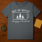 Out of Office Charging in the Woods T-Shirt