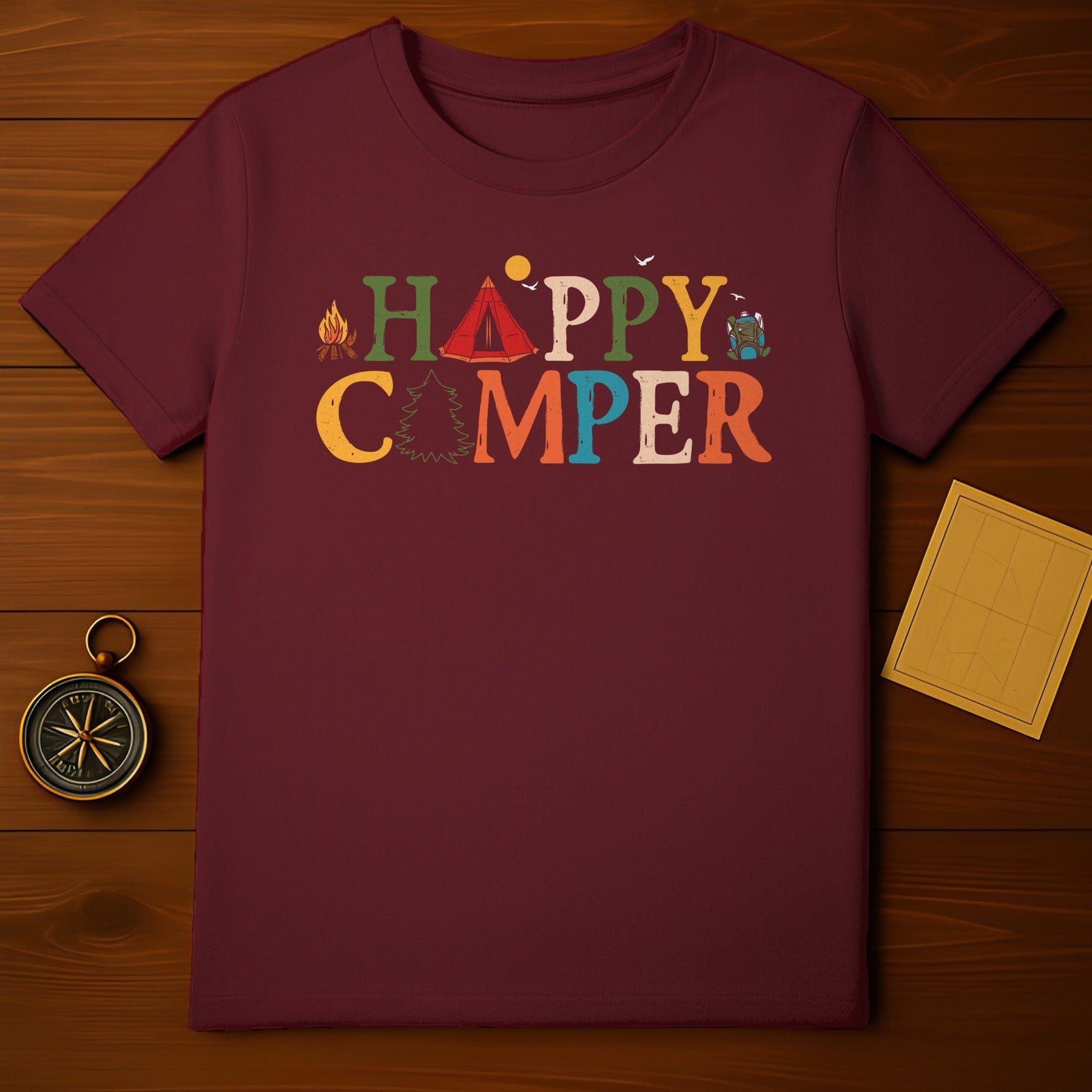 Retro Happy Camper T-Shirt