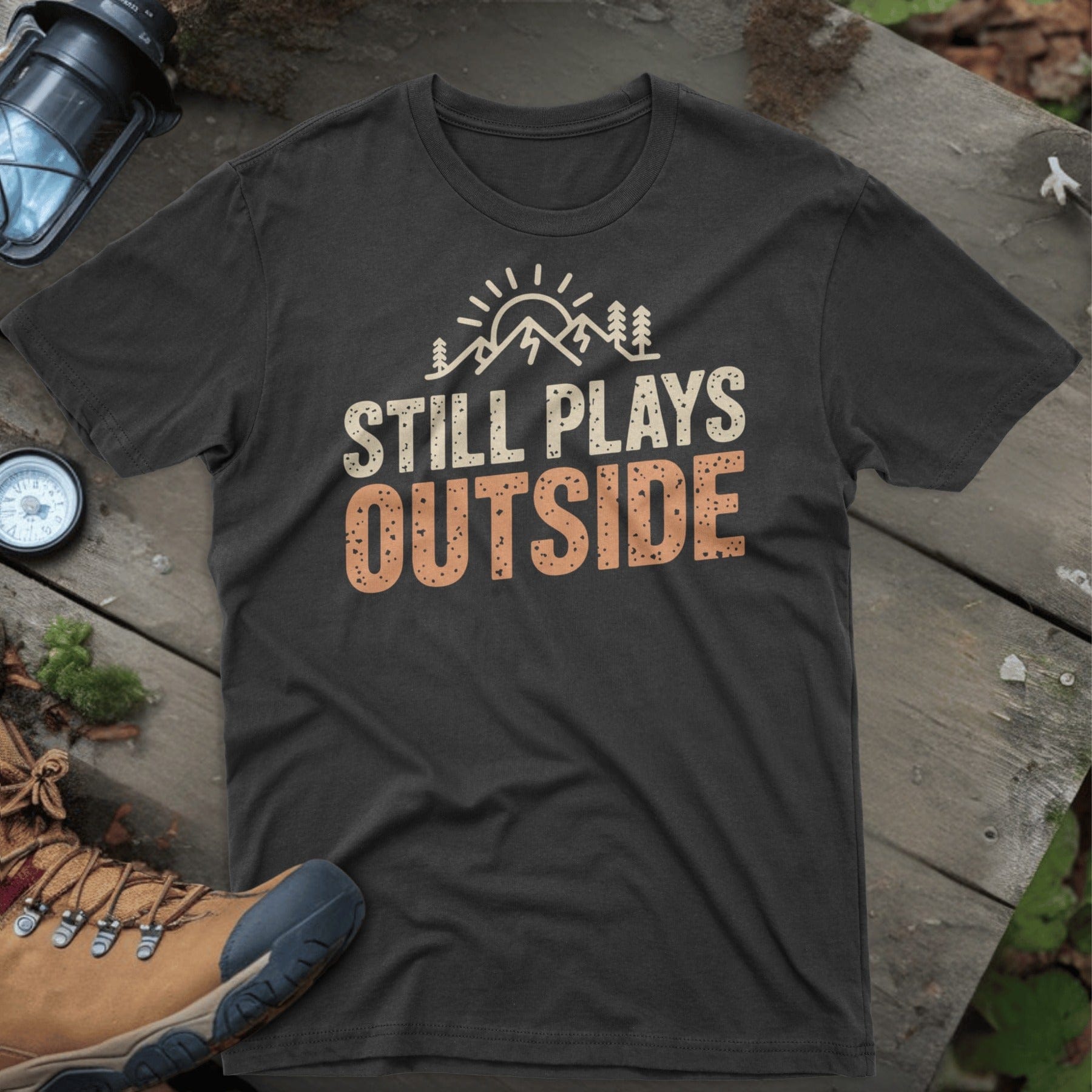 Still Plays Outside Graphic Outdoors Shirt product type