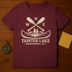 Tainter Lake Menomonie WI Canoe Paddle Adventure Shirt