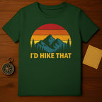 I'd Hike That Mountain Sunset Graphic T-shirt