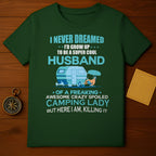 Married a Camping Lady T-Shirt