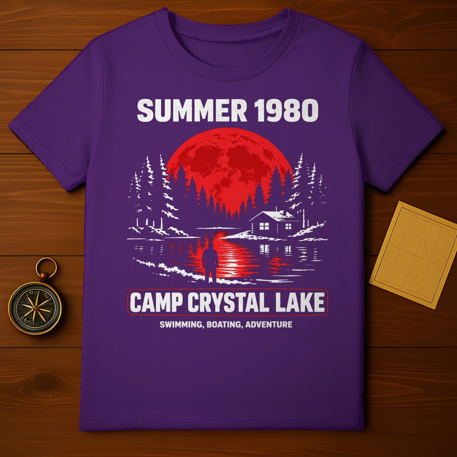 Summer 1980 Camp Crystal Lake Swimming Boating Adventure product type