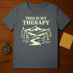 This Is My Therapy Mountain and Trees T-shirt