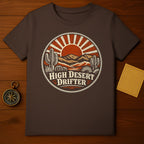 HIGH DESERT DRIFTER Cactus Mountains Sunset Landscape product type