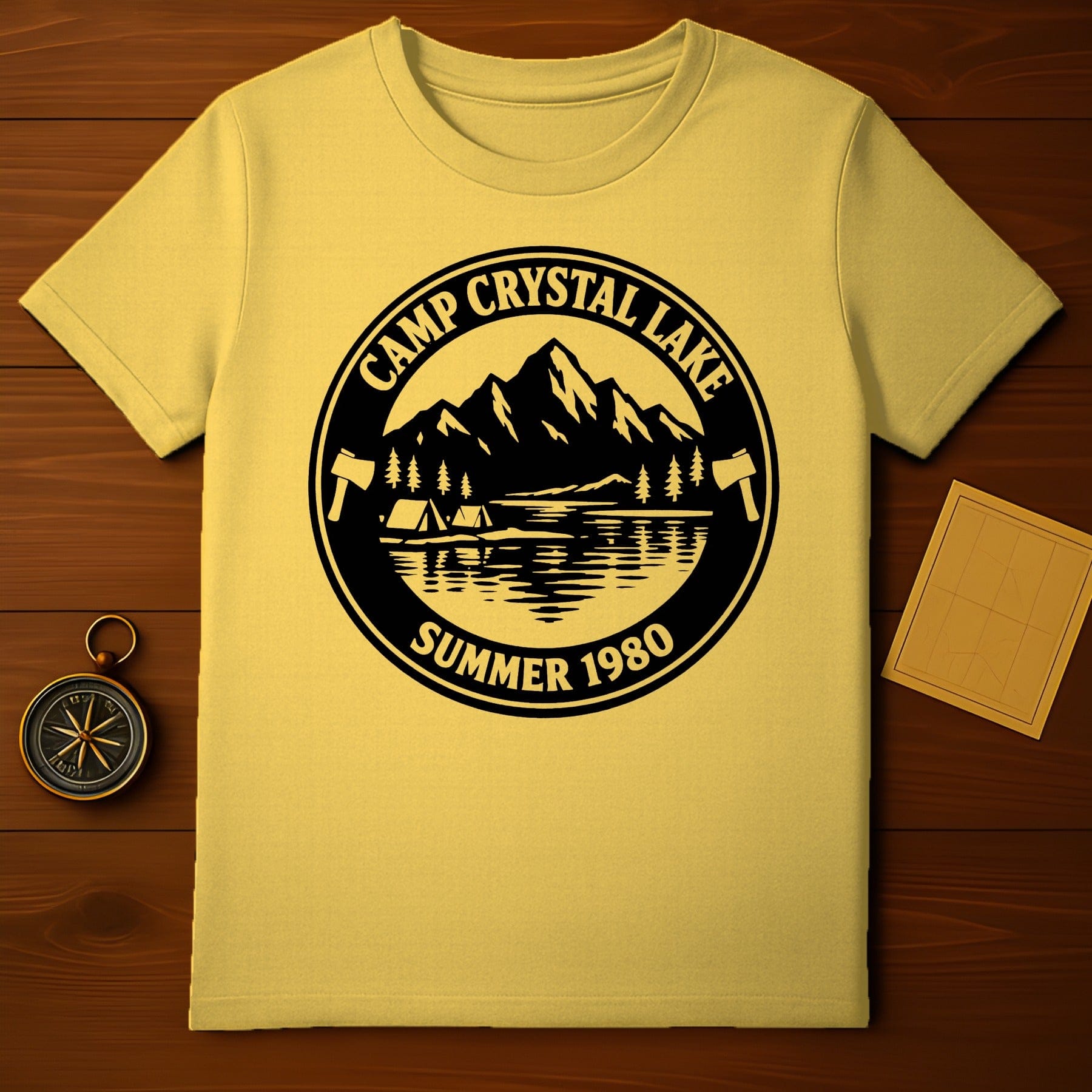 Camp Crystal Lake Summer 1980 Graphic Tee Shirt
