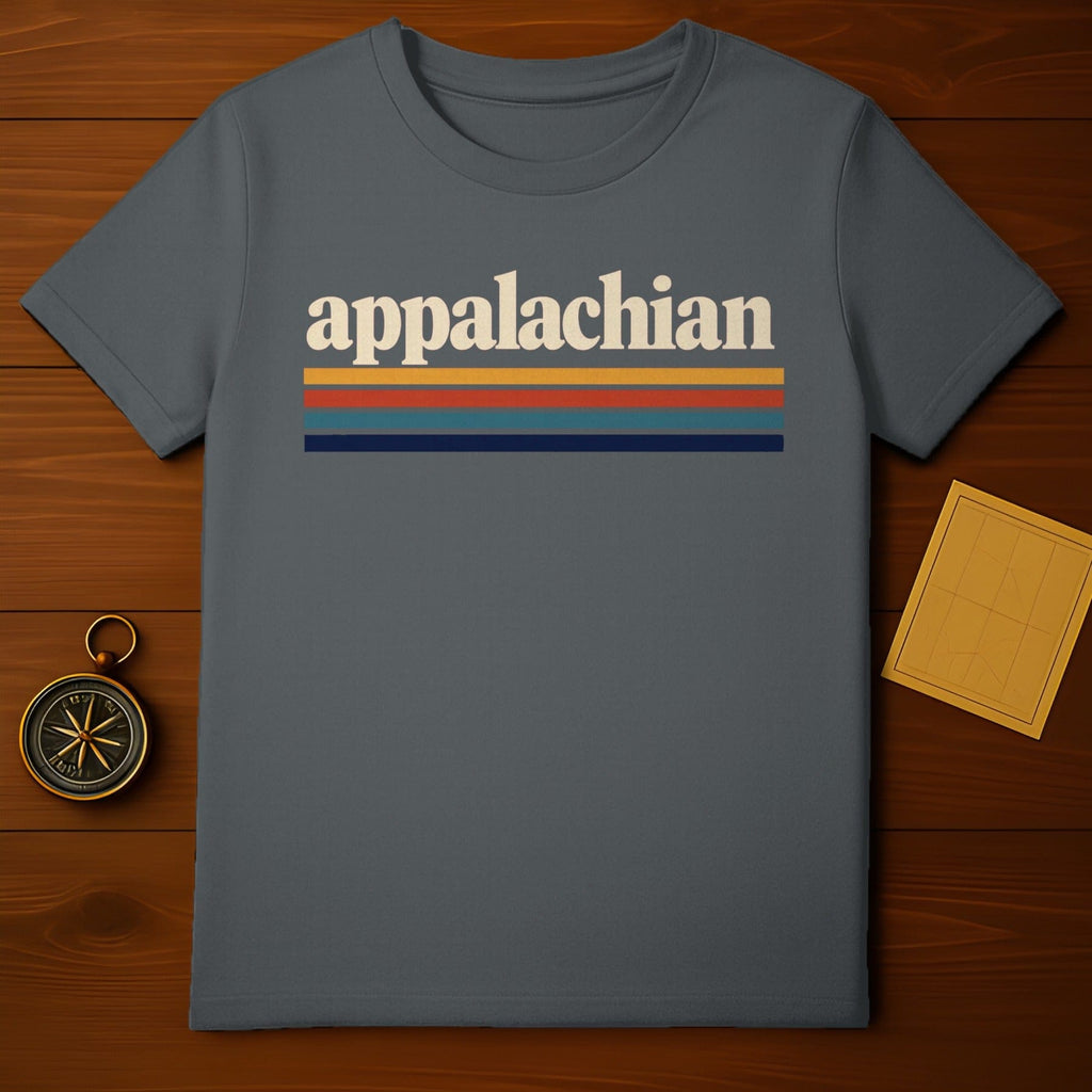 Appalachian Stripes Retro Design Unique T-Shirt product type