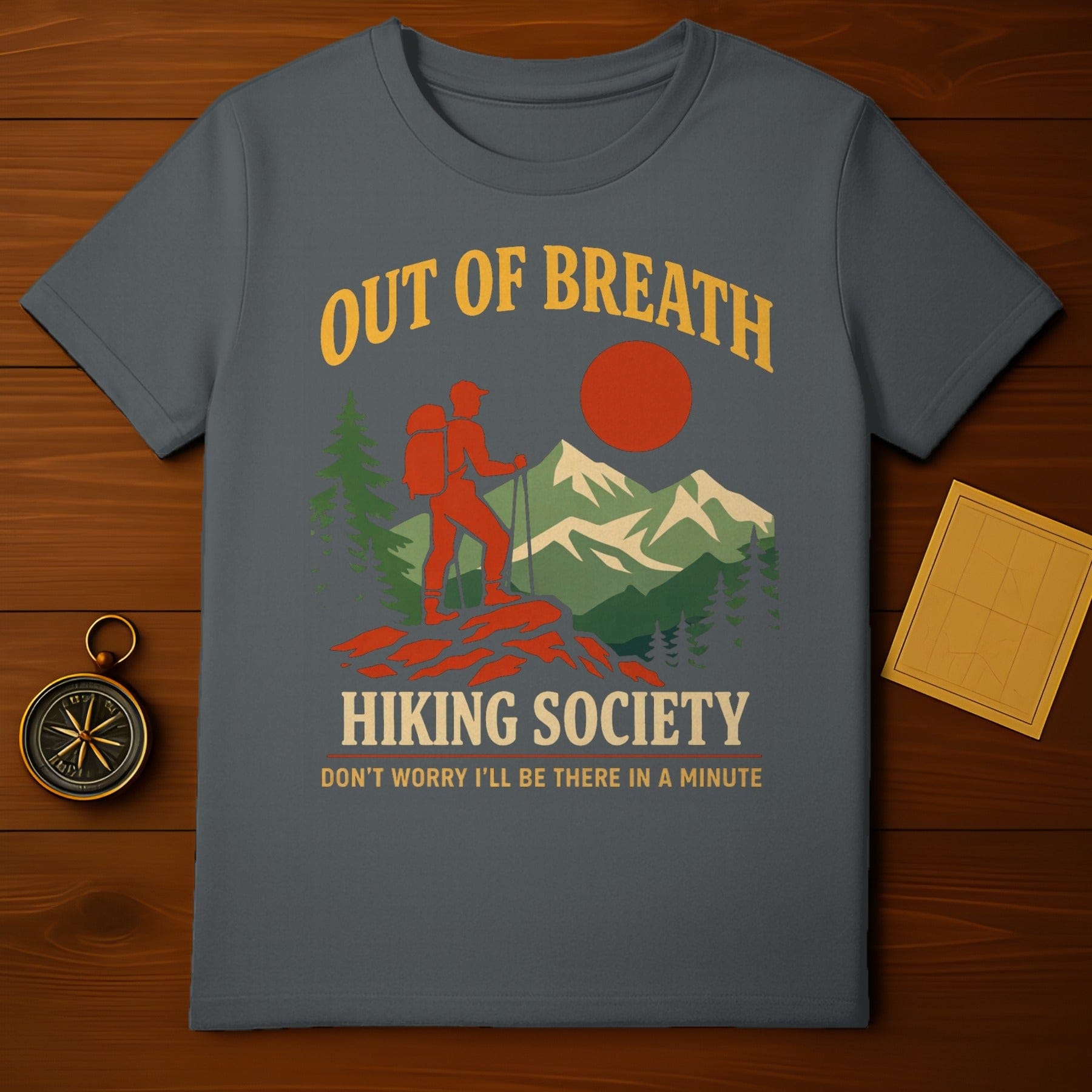Out of Breath Hiking Society Graphic Tee