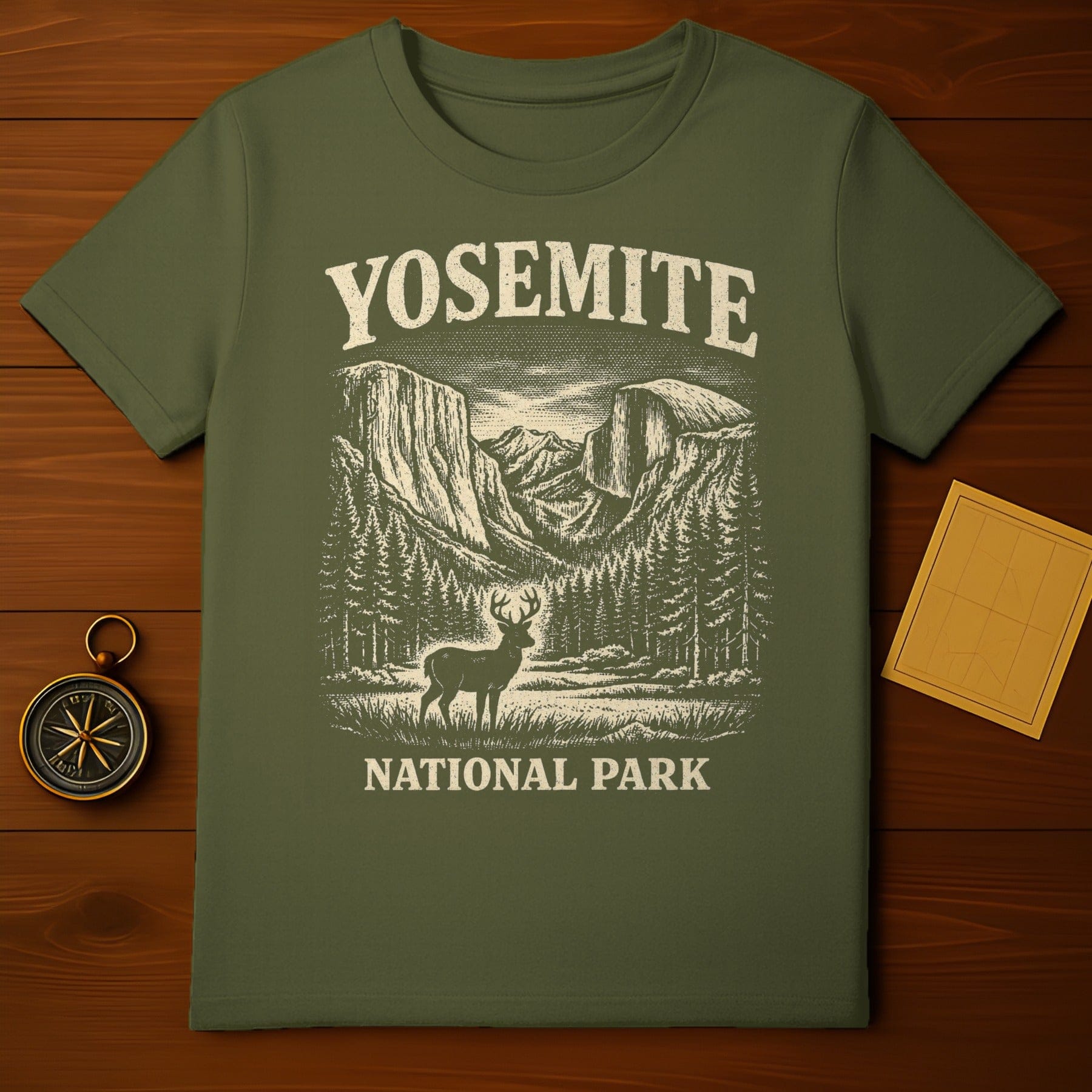 Yosemite National Park Scenery T-Shirt Authentic Tee