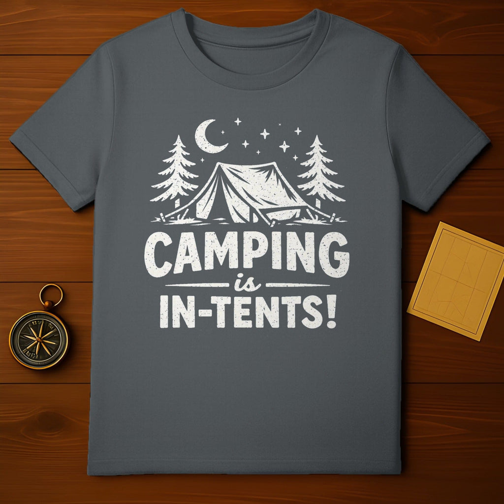 Camping is In-Tents Fun Graphic Tee Shirt