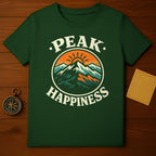 Peak Happiness Mountain Graphic T-shirt