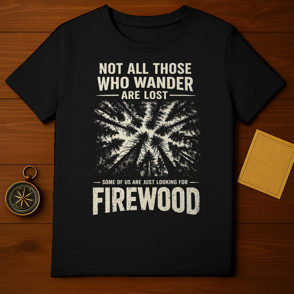 Not All Those Who Wander Are Lost Firewood T-shirt product type