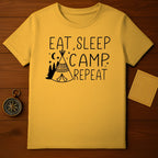 Eat Sleep Camp Repeat T-Shirt