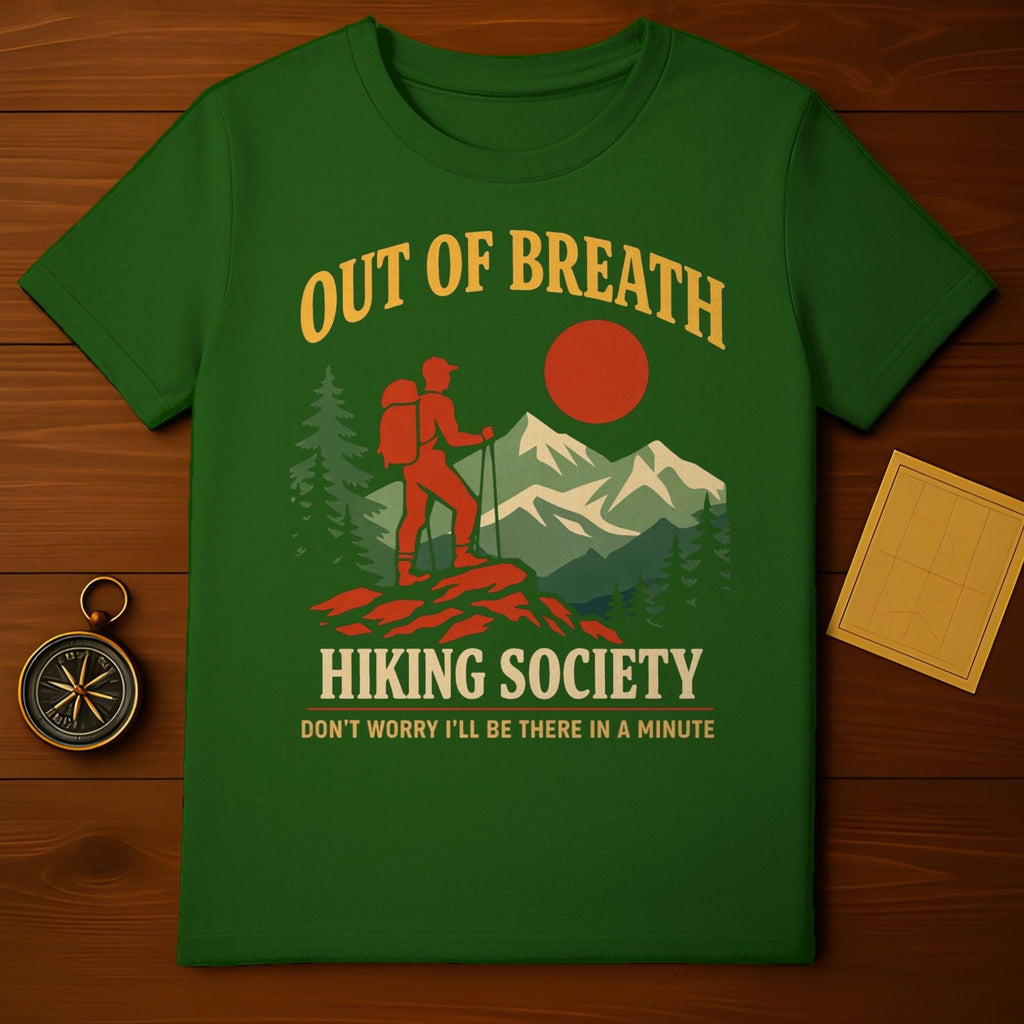 Out of Breath Hiking Society T-shirt Hiking shirt
