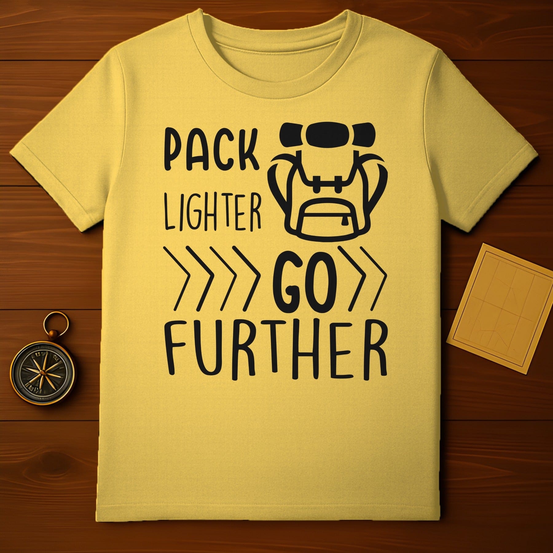 Pack Lighter Go Further Backpack T-shirt
