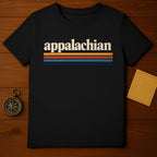 Appalachian horizontal colorful striped graphic design product type