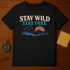 Stay Wild Stay Free Mountain Sunset Birds product type
Stay Wild Stay Free, Wild Free, Mountain Landscape, Sunset Graphic, Forest Silhouette, Nature Inspired, Outdoor Enthusiast, Adventure Awaits, Wanderlust Apparel, Flying Birds, Graphic Design, Retro Aesthetic, Vintage Outdoors, Camping Shirt, Hiking Trip, Travel Theme, Freedom Expression, Scenic View, Exploration Gear, Unique Design