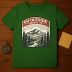 Go Outside About It Mountain River T-Shirt