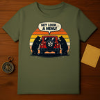 Hey Look A Menu Bears and Jeep Graphic T-shirt