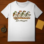 Just a hiking goose fun novelty graphic t-shirt