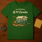 Glamping Is My Cardio Camping Graphic T-Shirt