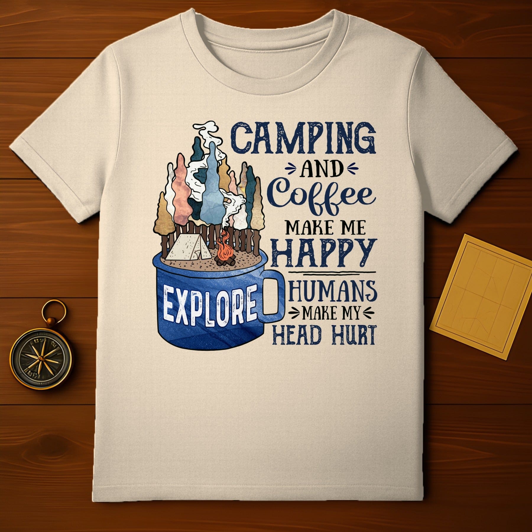 Camping & Coffee T-Shirt