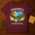 YOSEMITE EST 1890 NATIONAL PARK Scenic Floral Design product type