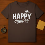 Happy Camper Marshmallow Stick Graphic T-shirt