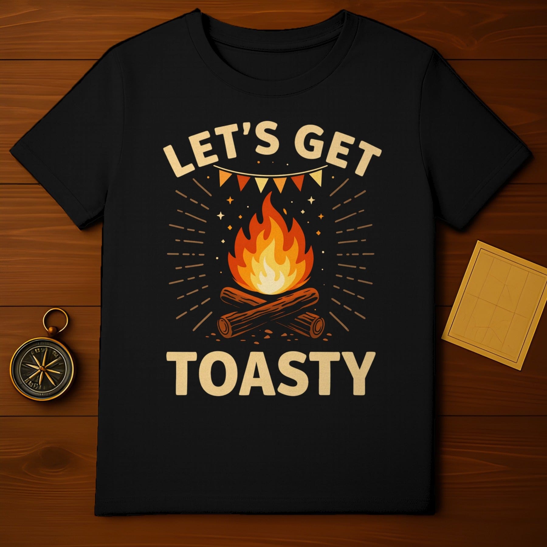 Let's Get Toasty Campfire Bonfire Camping t-shirt product type
Let's Get Toasty,Campfire,Bonfire,Camping,Outdoor,Adventure,Funny,Humorous,Graphic Tee,T-Shirt,Tee Shirt,Apparel,Clothing,Summer Camp,S'mores,Fire Pit,Nature Lover,Woodsy,Camp Life,Outdoorsy