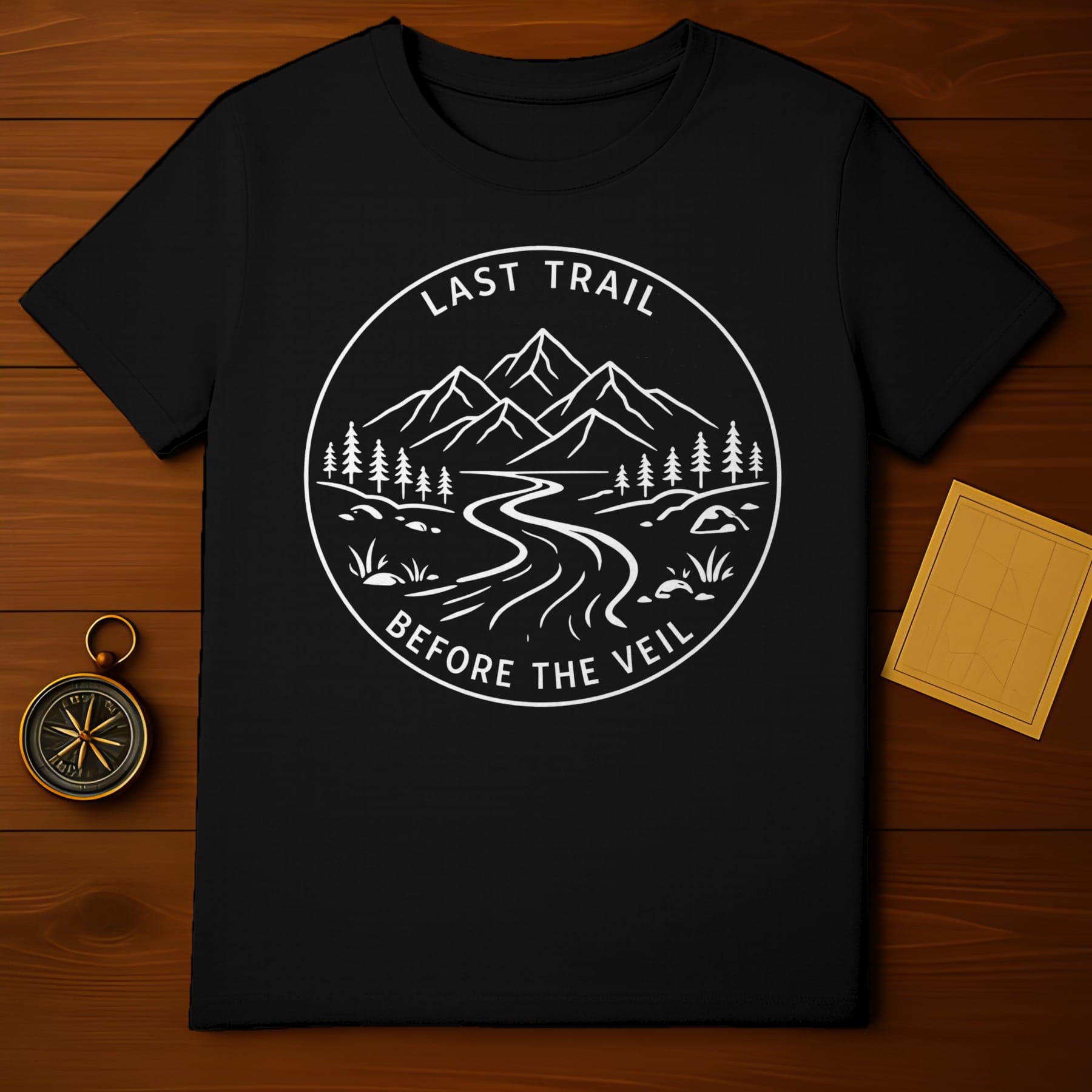 Last Trail Before the Veil Adventure Shirt