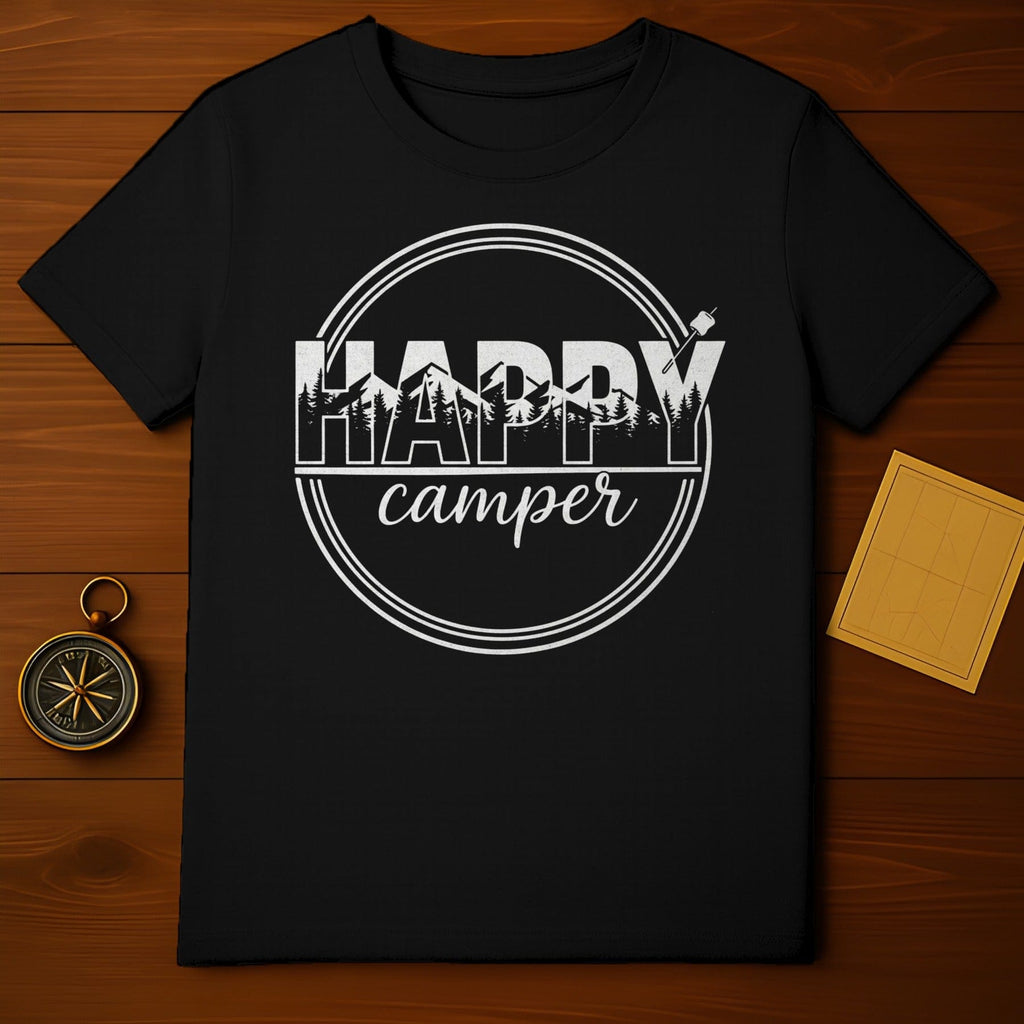Happy Camper Graphic Short-Sleeve Tee Shirt