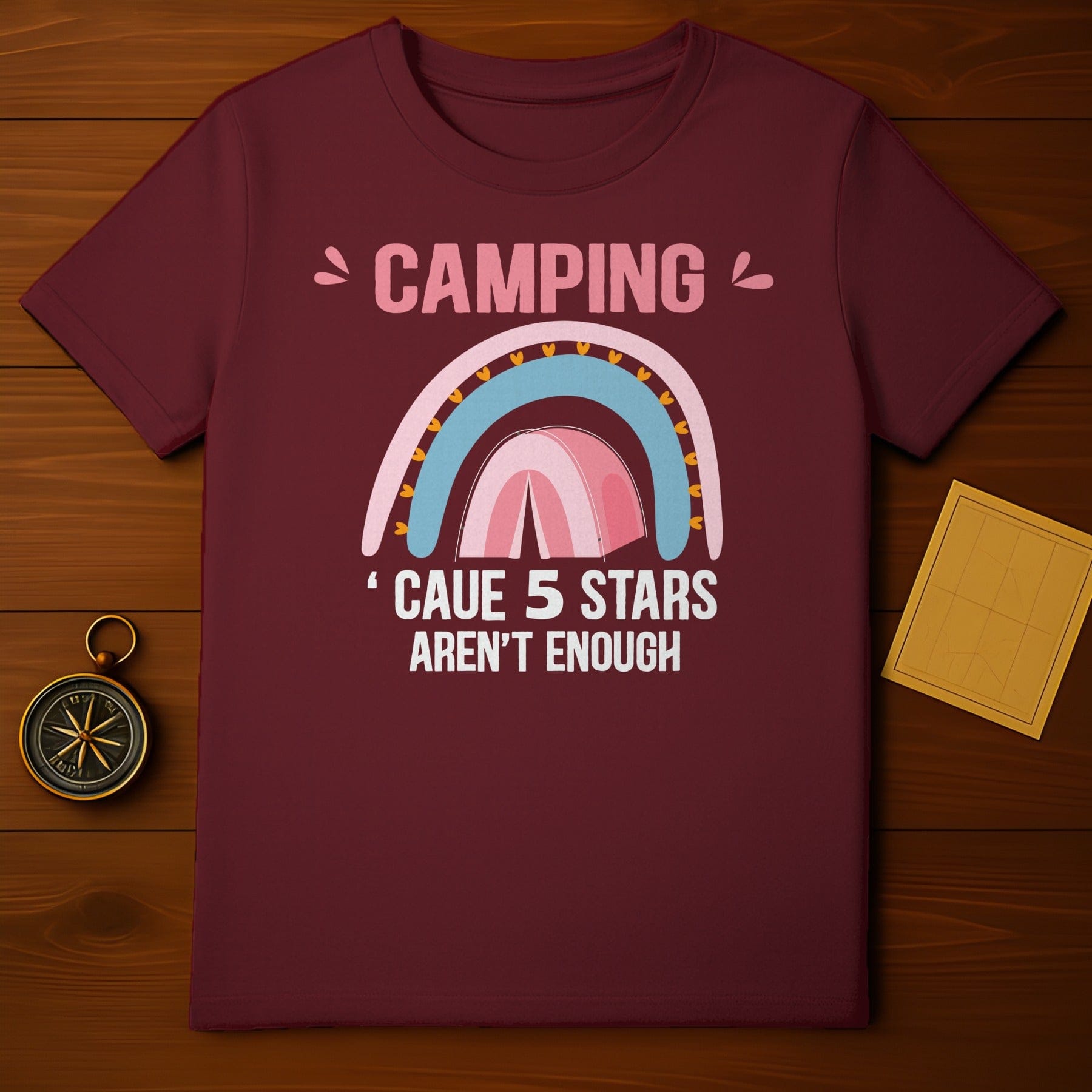 Camping 5 Stars T-Shirt