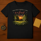 The Only Crowd I Like is a Forest Nature Sunset product type
Forest
Nature
Sunset
Trees
Flowers
Outdoors
Adventure
Wilderness
Graphic tee
Quote shirt
Typography
Landscape
Black apparel
Birds design
Peaceful scene
Calm vibes
Unique design
Statement top
Solitude shirt
Outdoors enthusiast