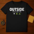 Outside Feels Better Graphic Tee Adventure Shirt