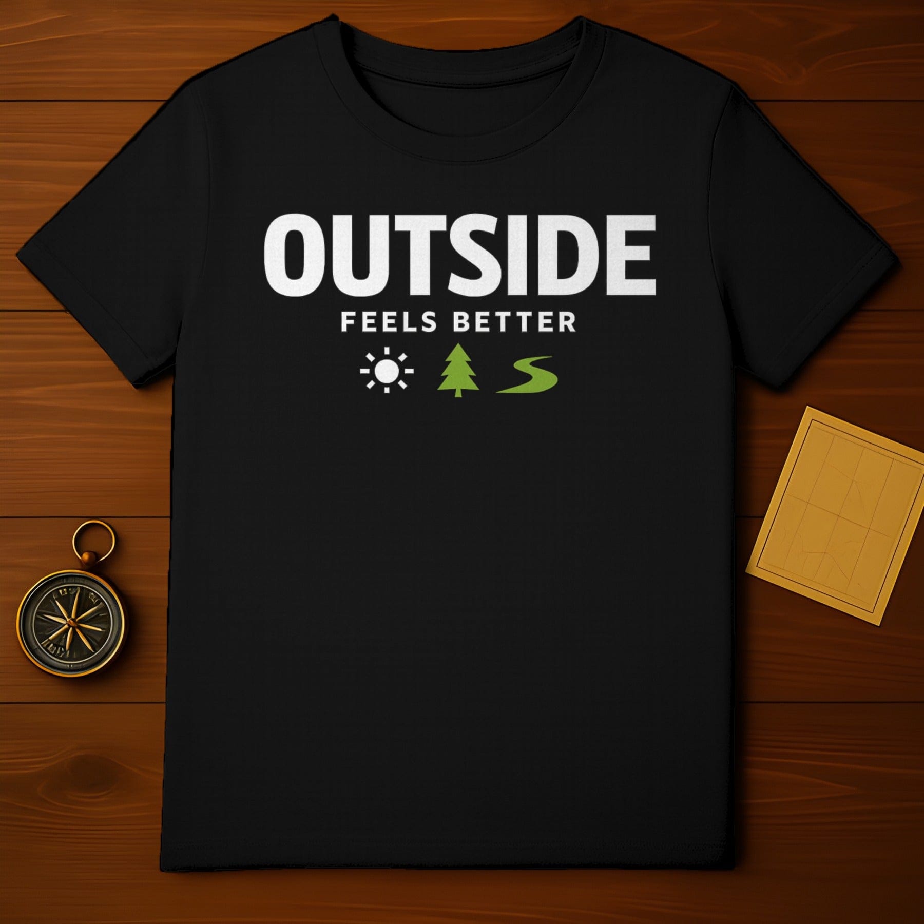 Outside Feels Better Graphic Tee Adventure Shirt