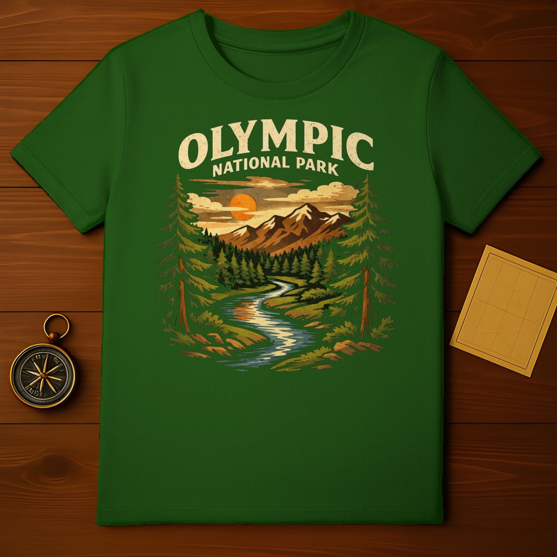 Olympic National Park Scenic View T-Shirt Product