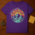 Adventure Awaits Purple T-Shirt Starting Your Journey
