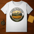 Camp Schaffer Graphic Tee with Mountain Sunrise Design