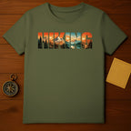 Scenic Hiking Outdoor Adventure Green T-Shirt