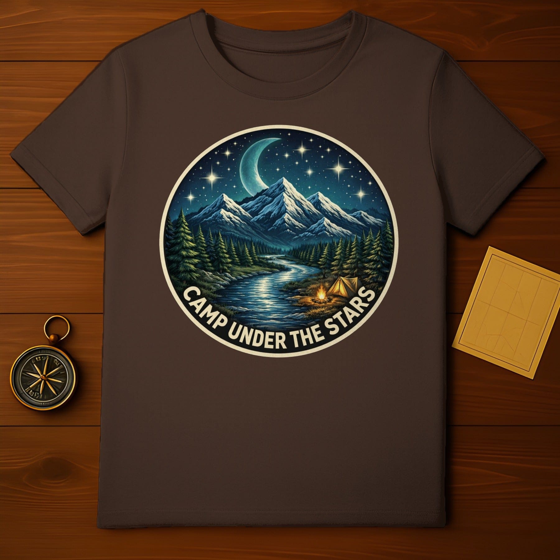 Moonlit Mountains Campfire Stars Nature Scene product type
Camping
Nature
Mountains
Stars
Moon
River
Forest
Outdoor
Adventure
Campfire
Nightsky
Wilderness
Pine Trees
Snowy Peaks
Scenic
Exploration
Travel
Tent
Stargazing
Landscape