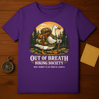 Out of Breath Hiking Society Funny Duck T-Shirt