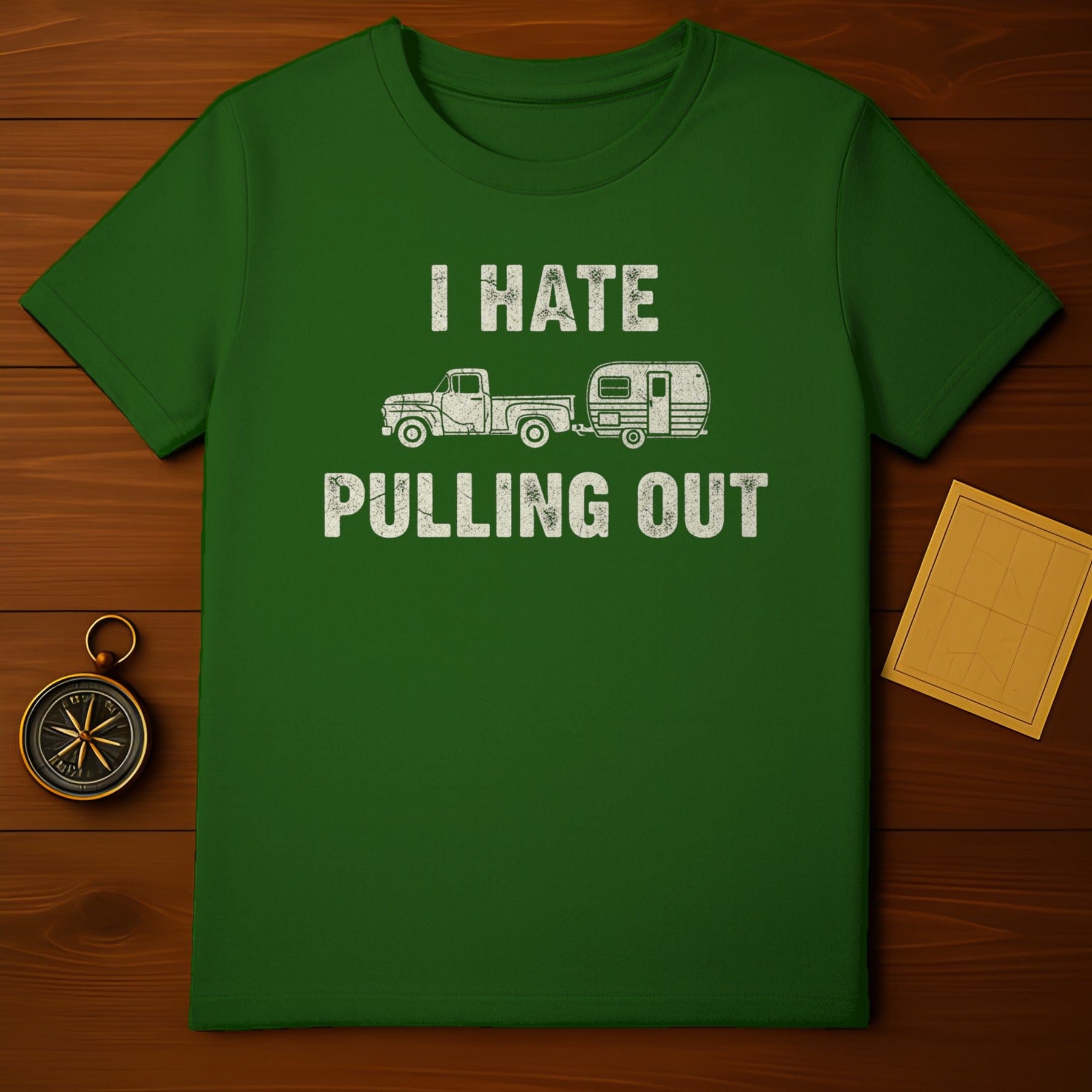 I Hate Pulling Out Shirt Funny Camping Graphic Tee
