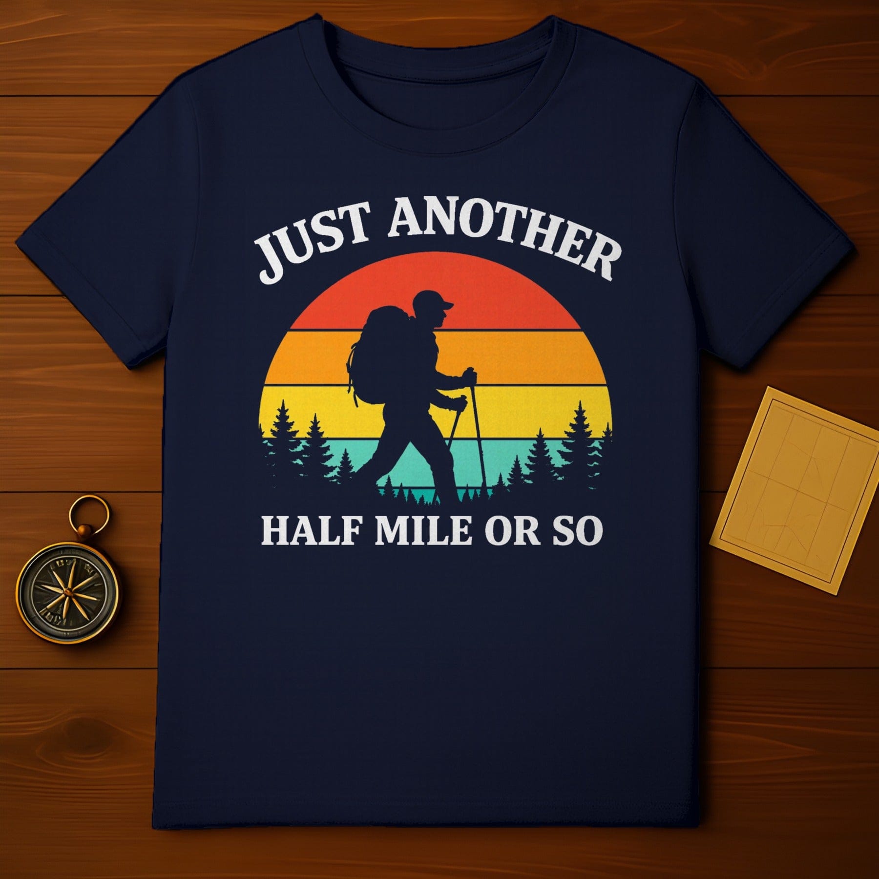 Just Another Half Mile OR So Hiker Sunset Design product type