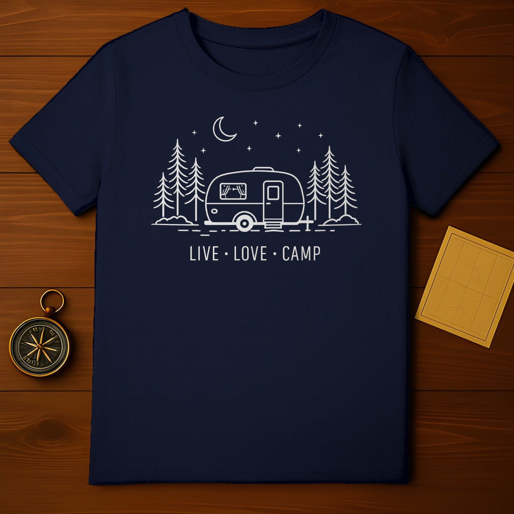Live Love Camp RV Camping Trees Night Sky Outdoor product type