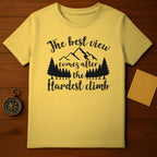 Motivational Quote Mountains and Trees T-Shirt